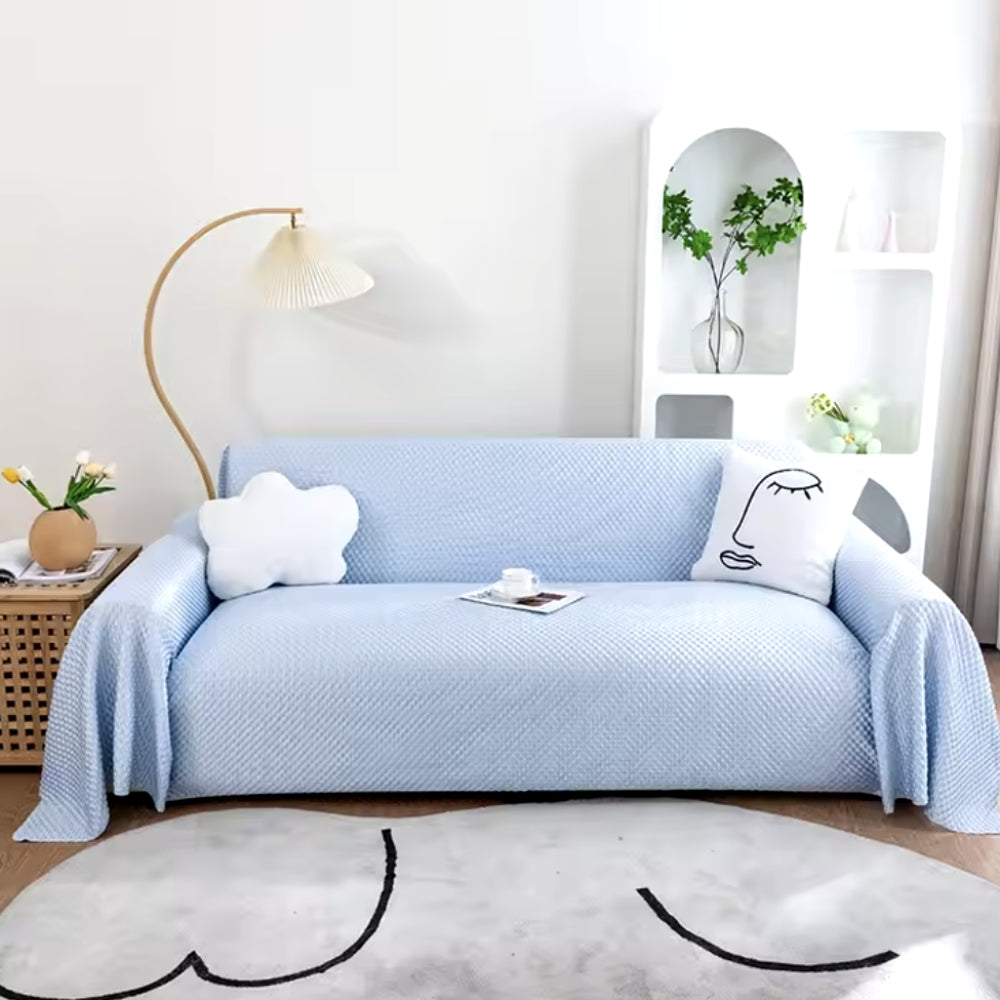 Sofa Cover Breathable Cotton Blend Non-Slip | Summer Refresh 1