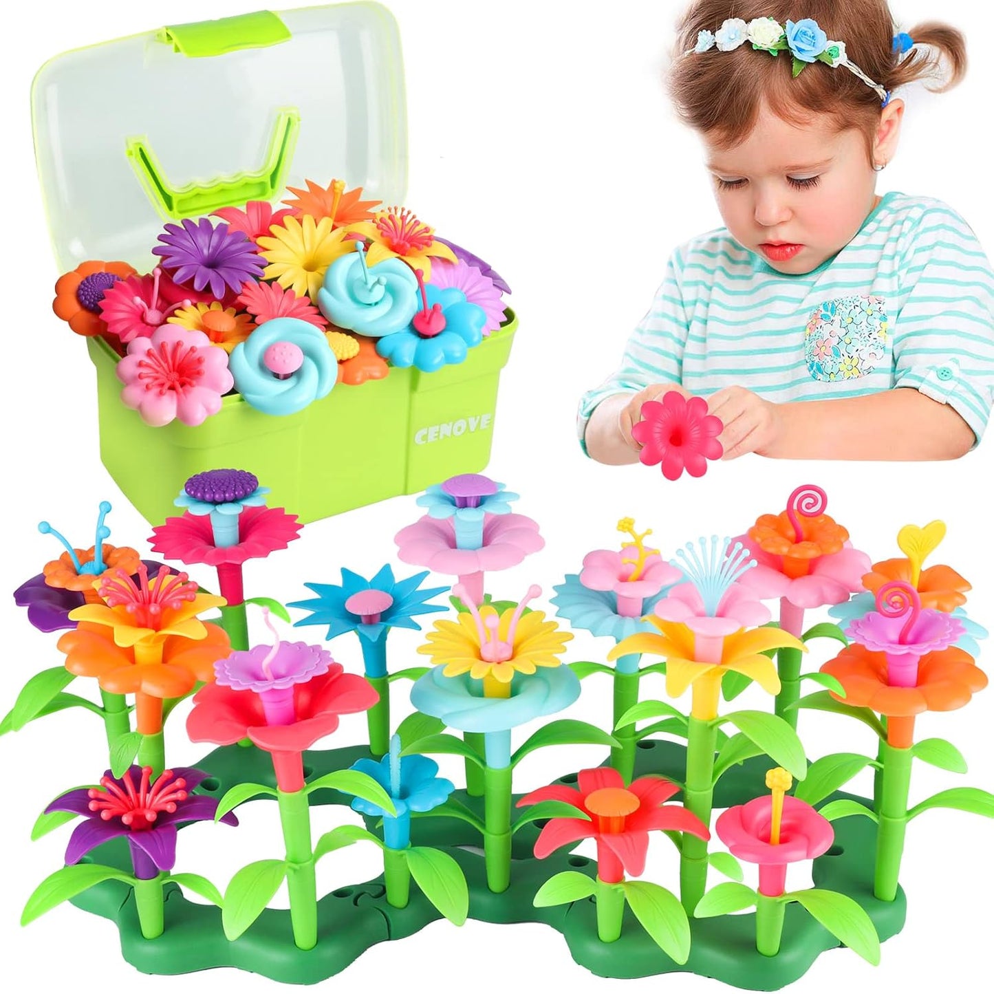 Kids Building Toy Set Multicolor Plastic | Blooming Creativity-1
