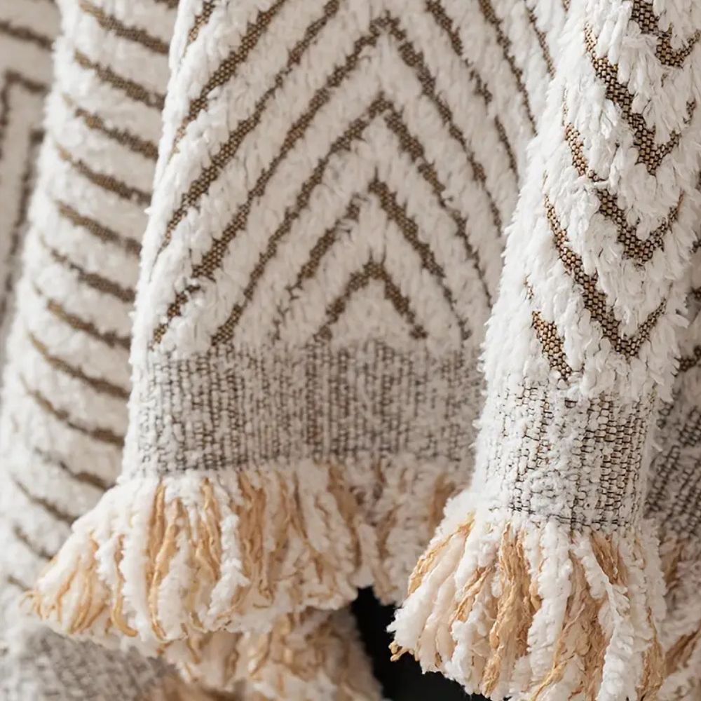 Sofa Cover Grey Microfiber Herringbone | Elegant Home Decor 6