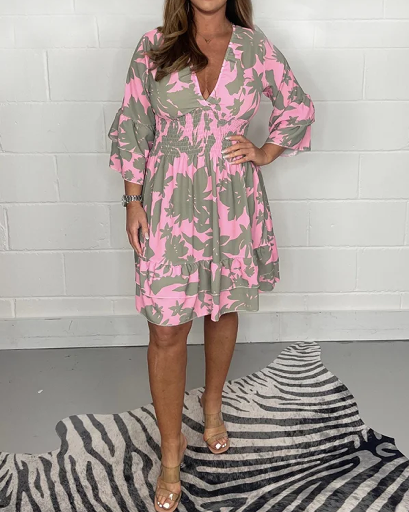 Women Elegant Summer Dress Midi Pink | Marbella