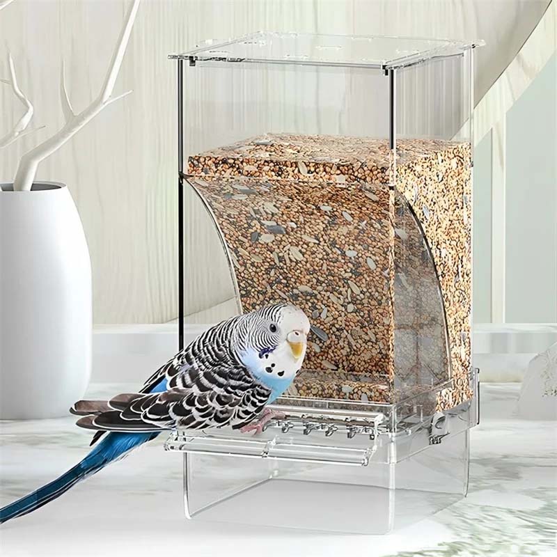 Bird Feeder Bowl Plastic | Clean & Spill-Free Design-2