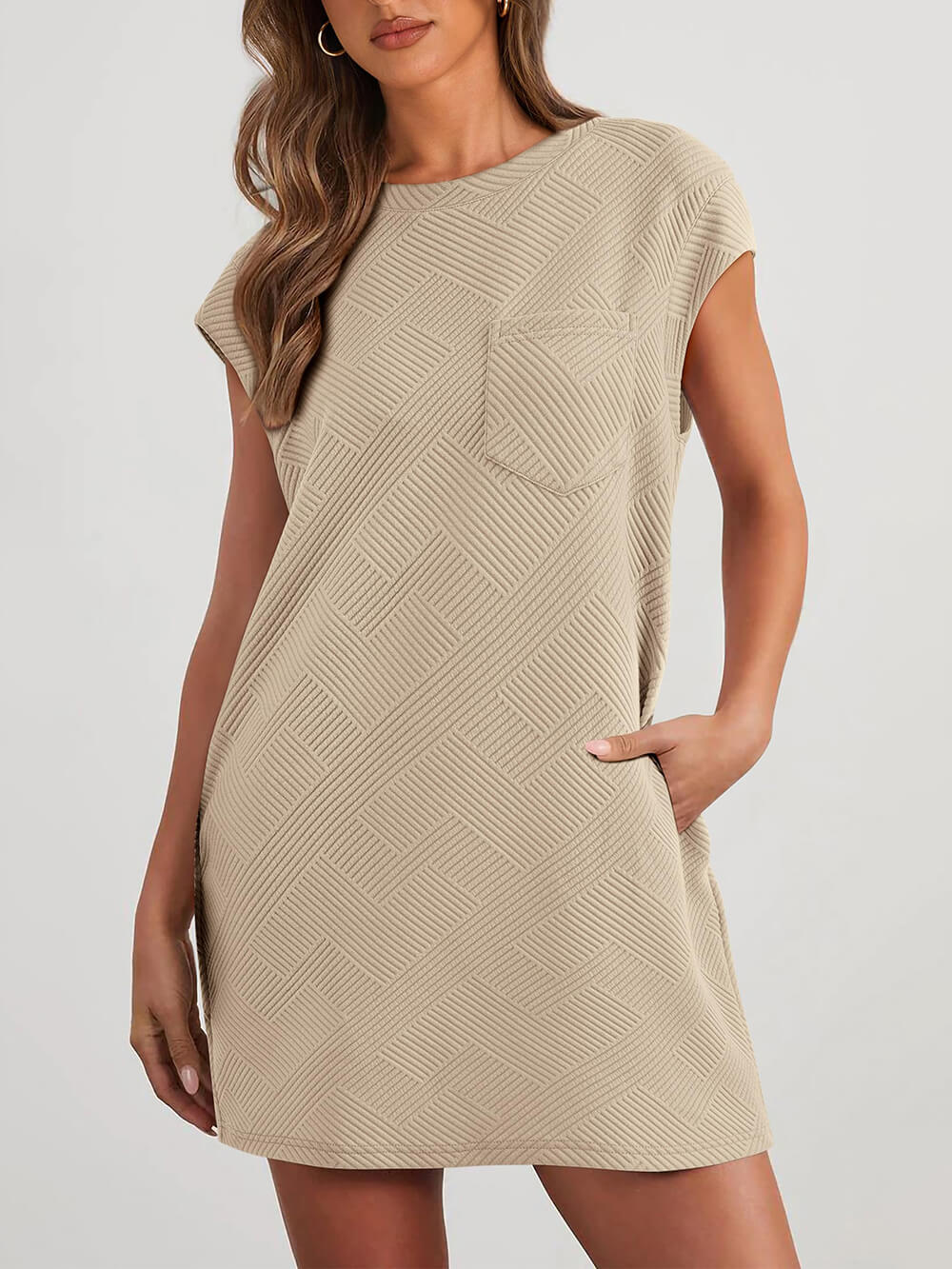 Variant image for Women Mini Dress Black Cotton | Alouette-7