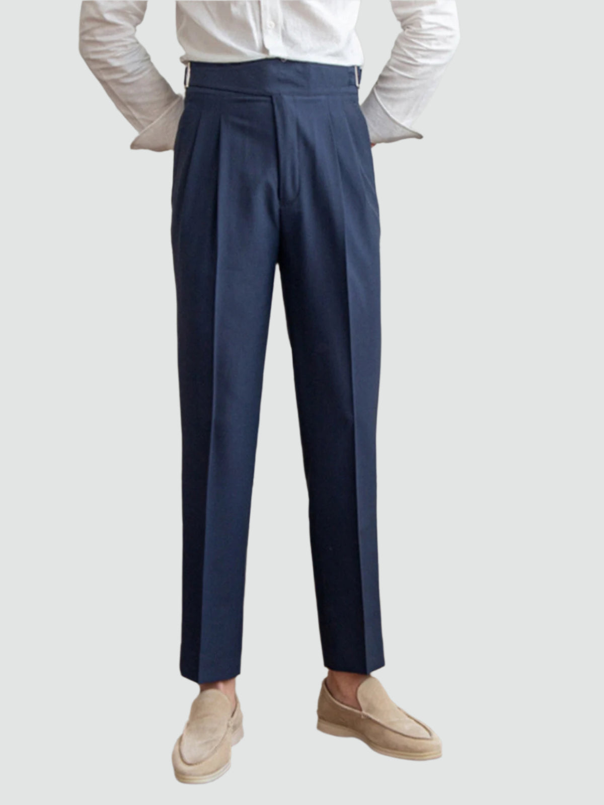 Men's Pants Black Premium Fabric | Louie-1