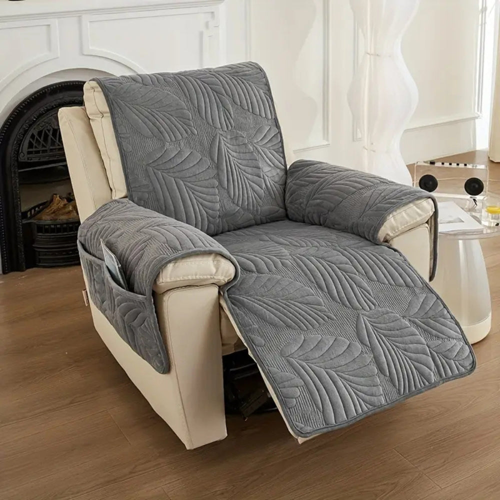 Recliner Chair Cover Green Microfiber | Nature's Touch 2
