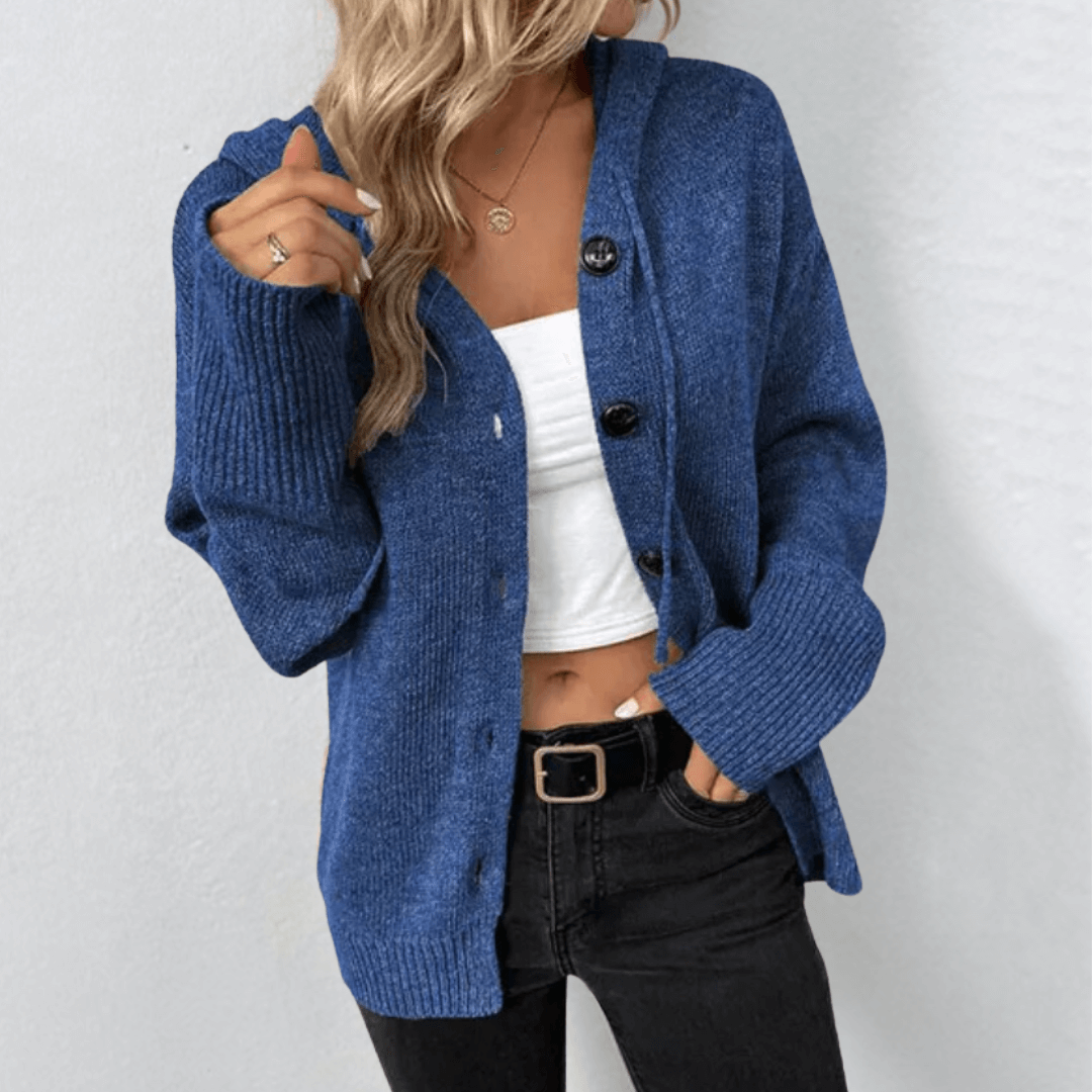 Women Button Knit Cardigan | Abbie