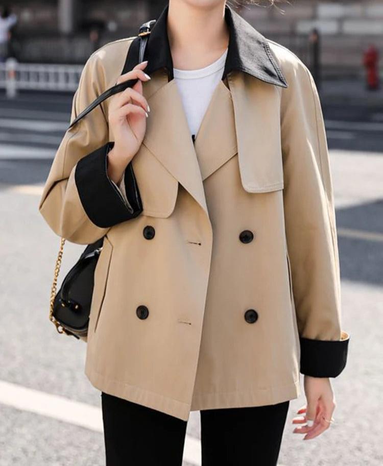 Women Double-Breasted Trench Coat | Alice