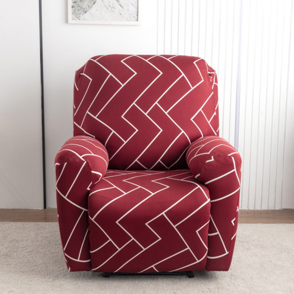 Variant image for Recliner Sofa Cover Abstract Design Stretch Fabric | Elegant Home Upgrade-6
