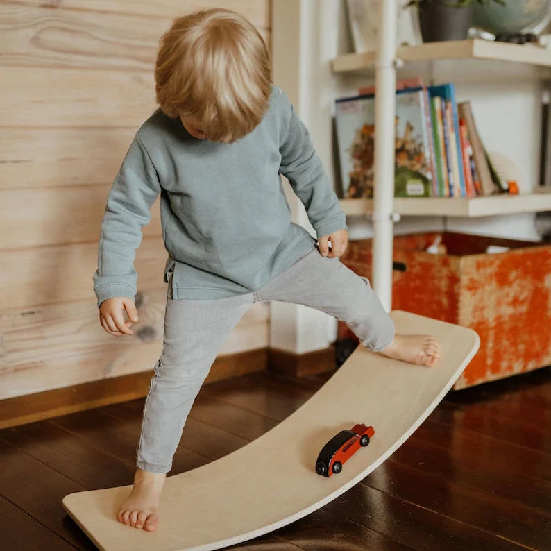 Kids Balance Board Pastel Wood | Creative Playtime-2