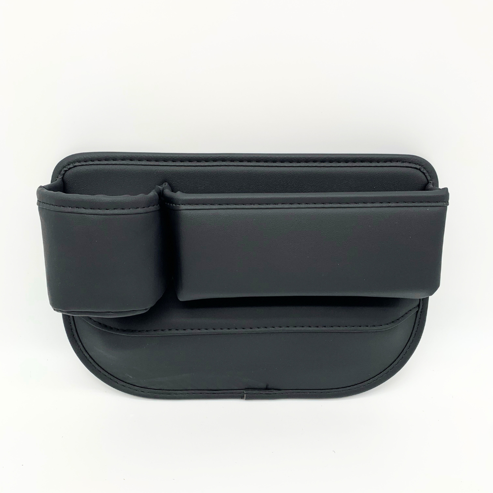 Car Seat Organiser Black Leather | Elegant Design 5