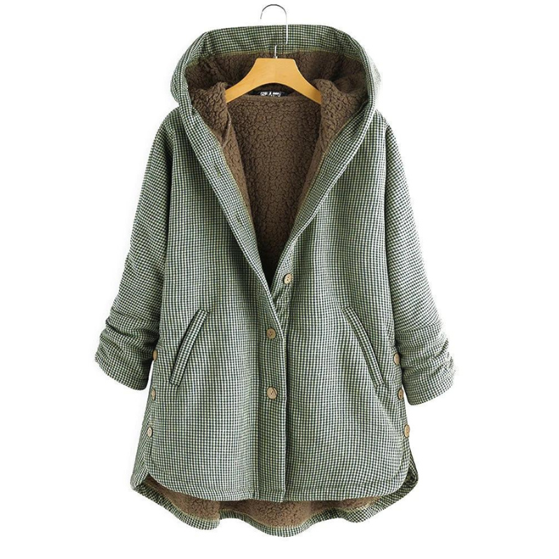 Women Hooded Fleece-Lined Coat | Jessamine