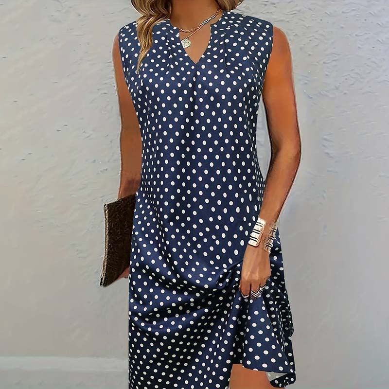 Women Polka Dot Shift Dress | Ronja