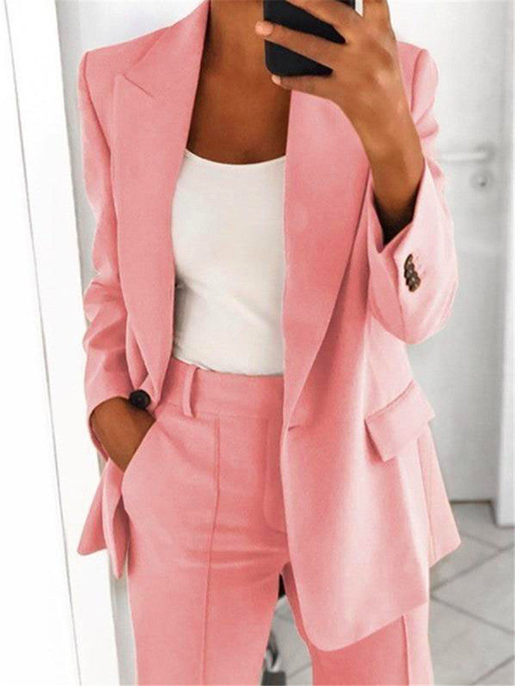 Women Elegant Wide-Leg Pantsuit | Nadira