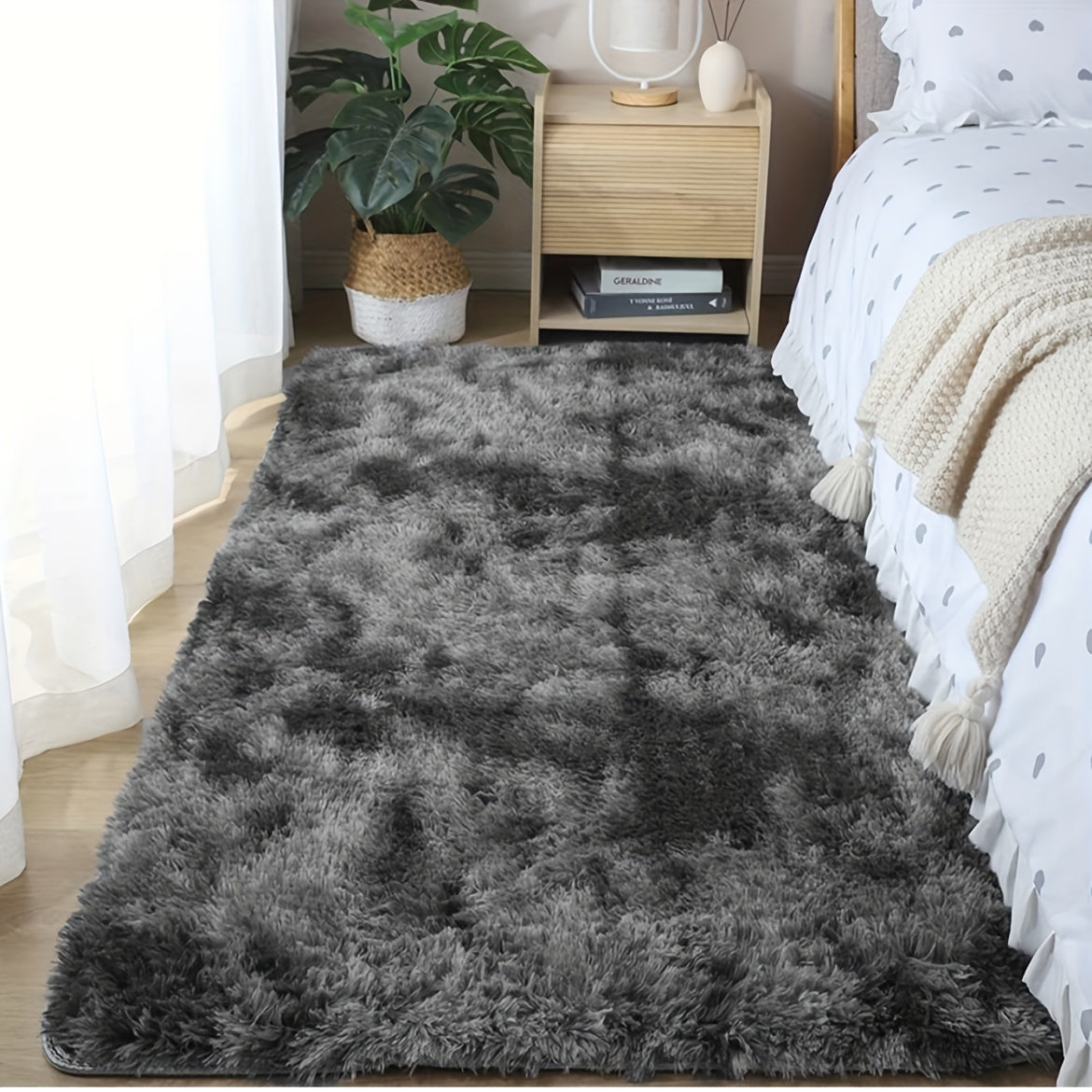 Area Rug Rectangle Non-Slip Polyester | Cozy Comfort 2