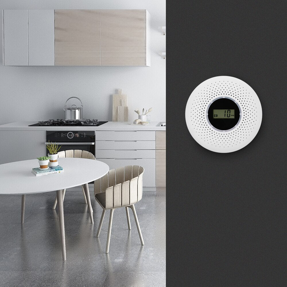 2-in-1 Smoke and Carbon Monoxide Detector with Loud Alarm – Reliable Fire and Safety Alarm for Home and Office 4