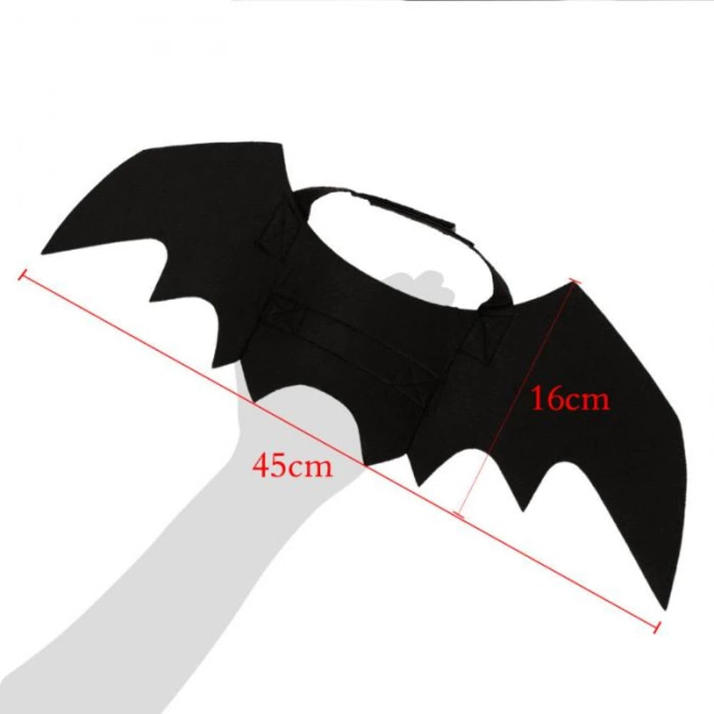 Pet Halloween Costume Bat Wings Adjustable for Dogs and Cats | Gotham-5