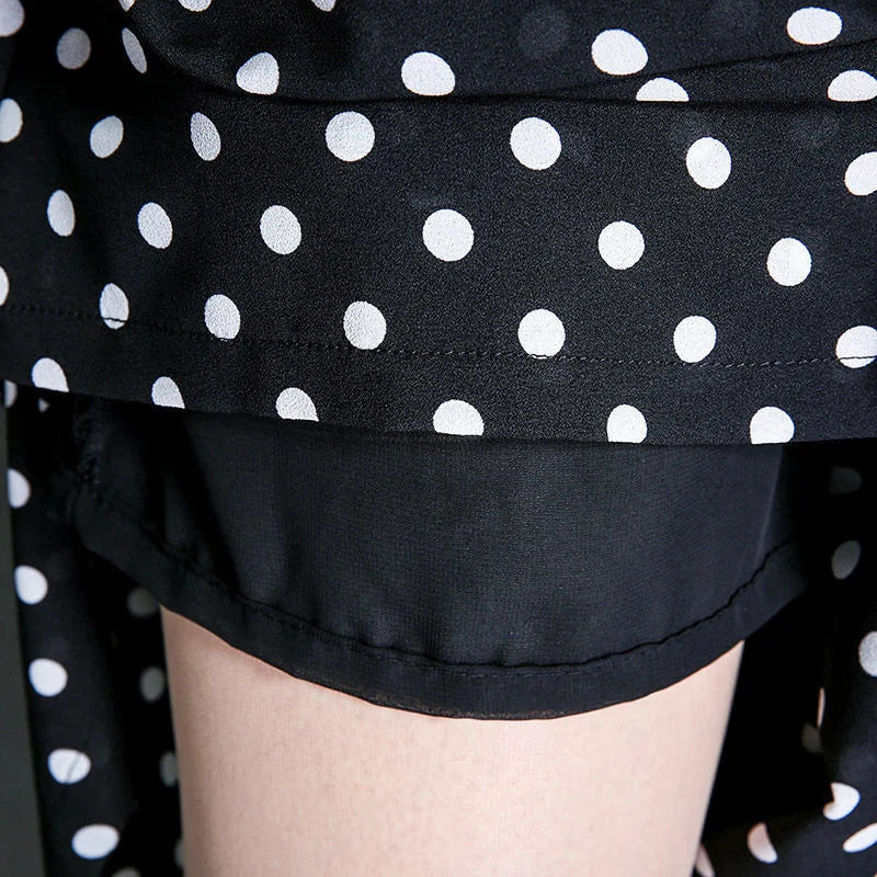 Women Polka Dot Wide-Leg Pants | Xena