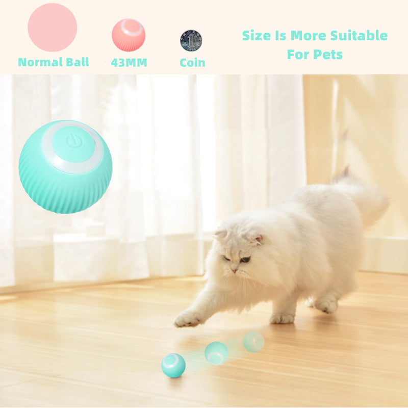 Interactive Cat Toy Multi-Color Durable Plastic | Purrball-4