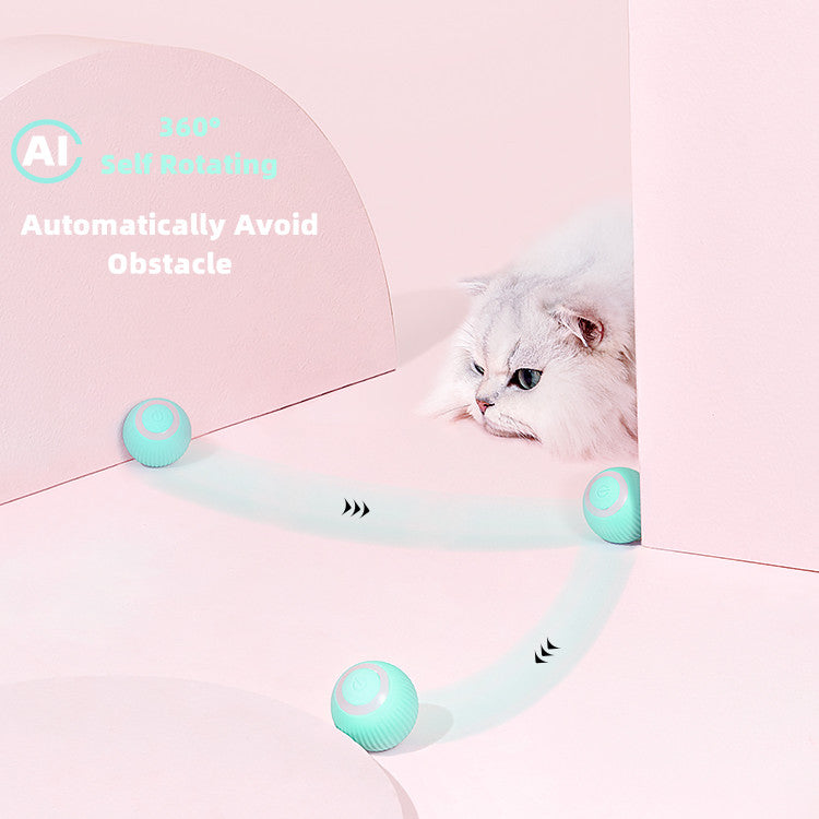 Interactive Cat Toy Multi-Color Durable Plastic | Purrball-3