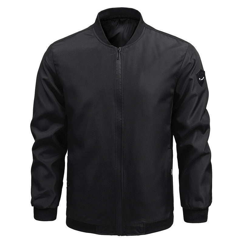 Men Classic Zip-Up Bomber Jacket | Ray