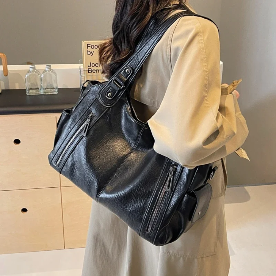 Women Classic Multi-Compartment Shoulder Bag | Alma