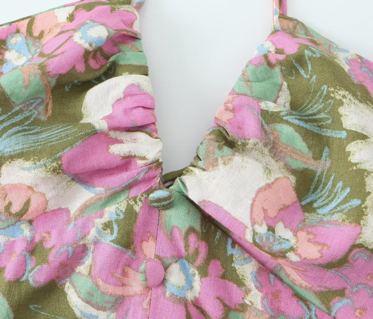 Women Slim Floral Midi Dress | Trinity