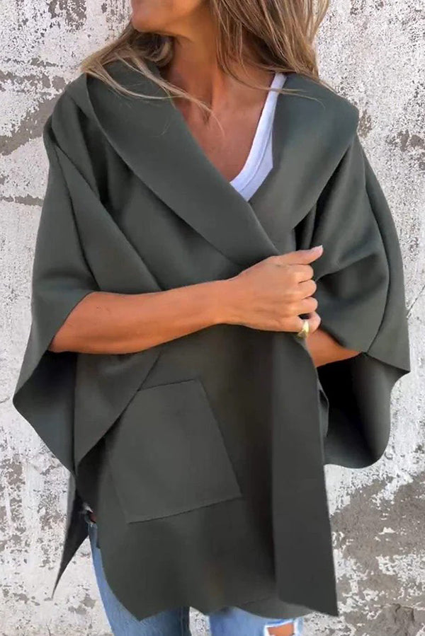 Women Elegant Oversized Cape Coat | Jovelle