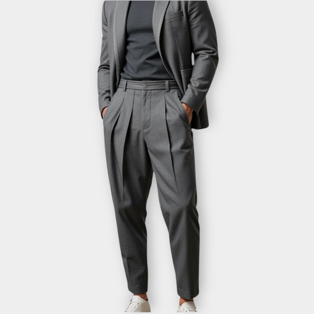 Men's Cargo Pants Black Cotton | Urban Explorer-2