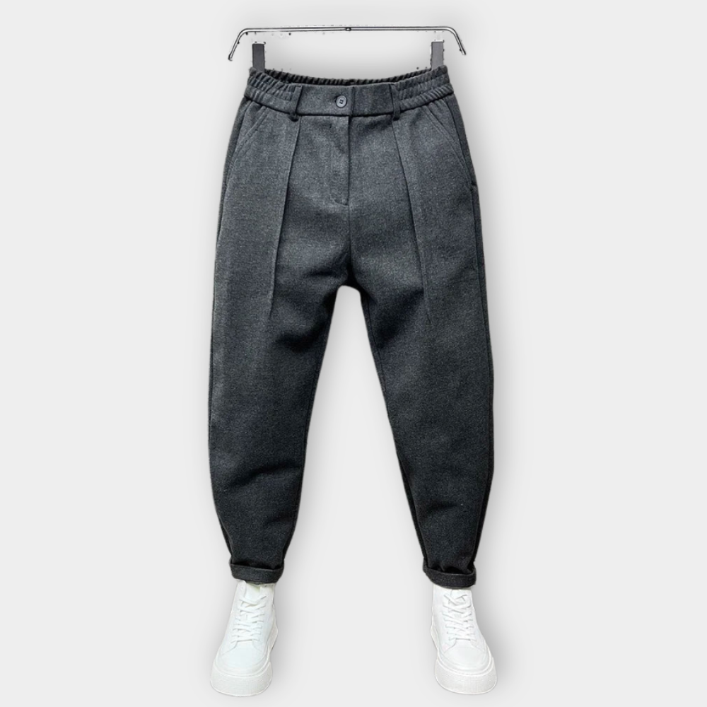 Men's Cargo Pants Black Cotton | Urban Explorer-5