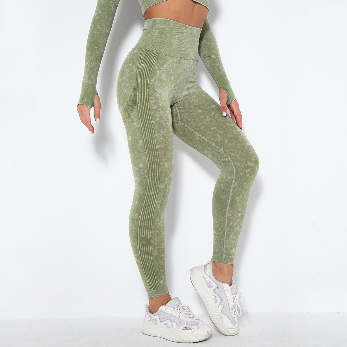 Variant image for Women Leggings Black Nylon Spandex | Feather-19