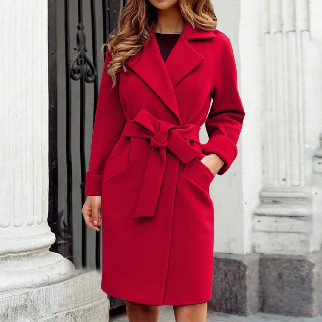 Muriel - Winter trench coat - Classic lapel