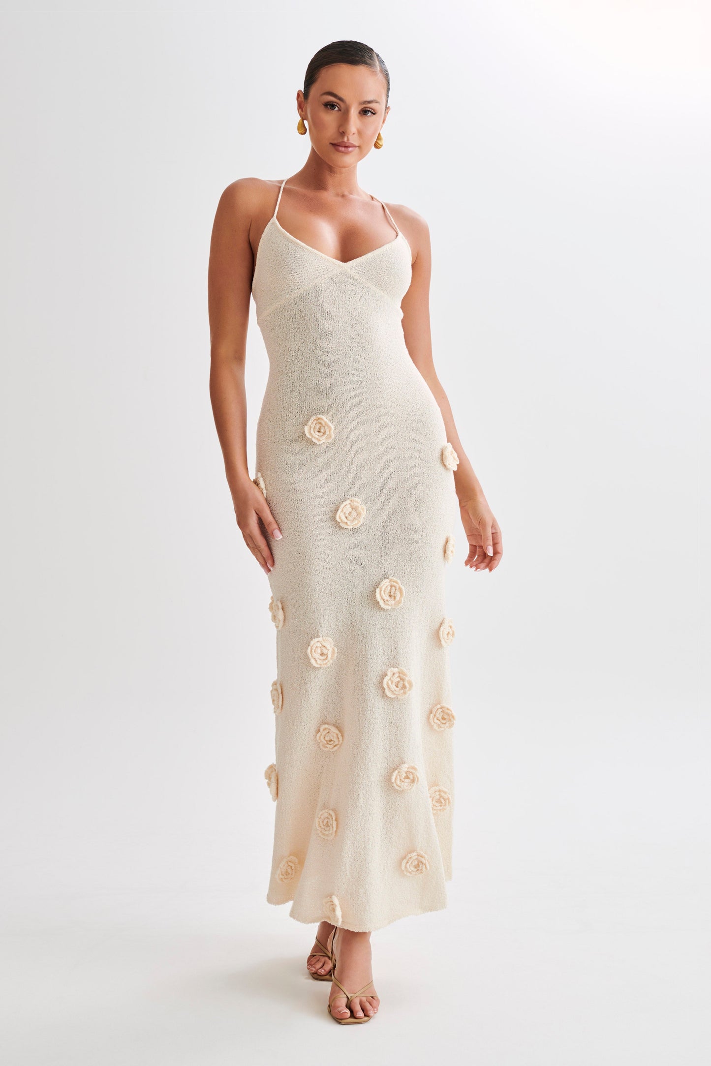 Women Textured Floral Maxi Dress | Charis