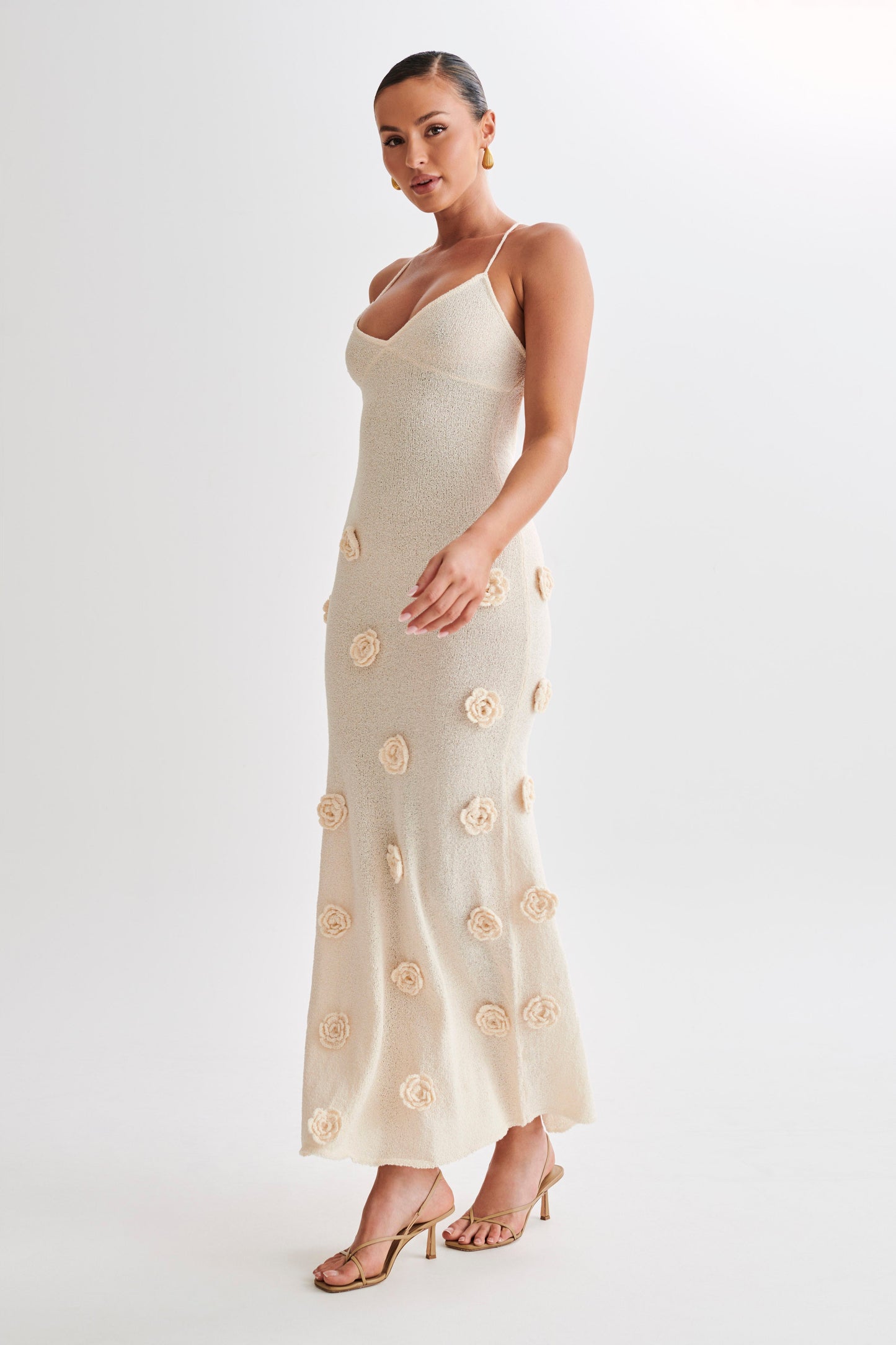 Women Textured Floral Maxi Dress | Charis