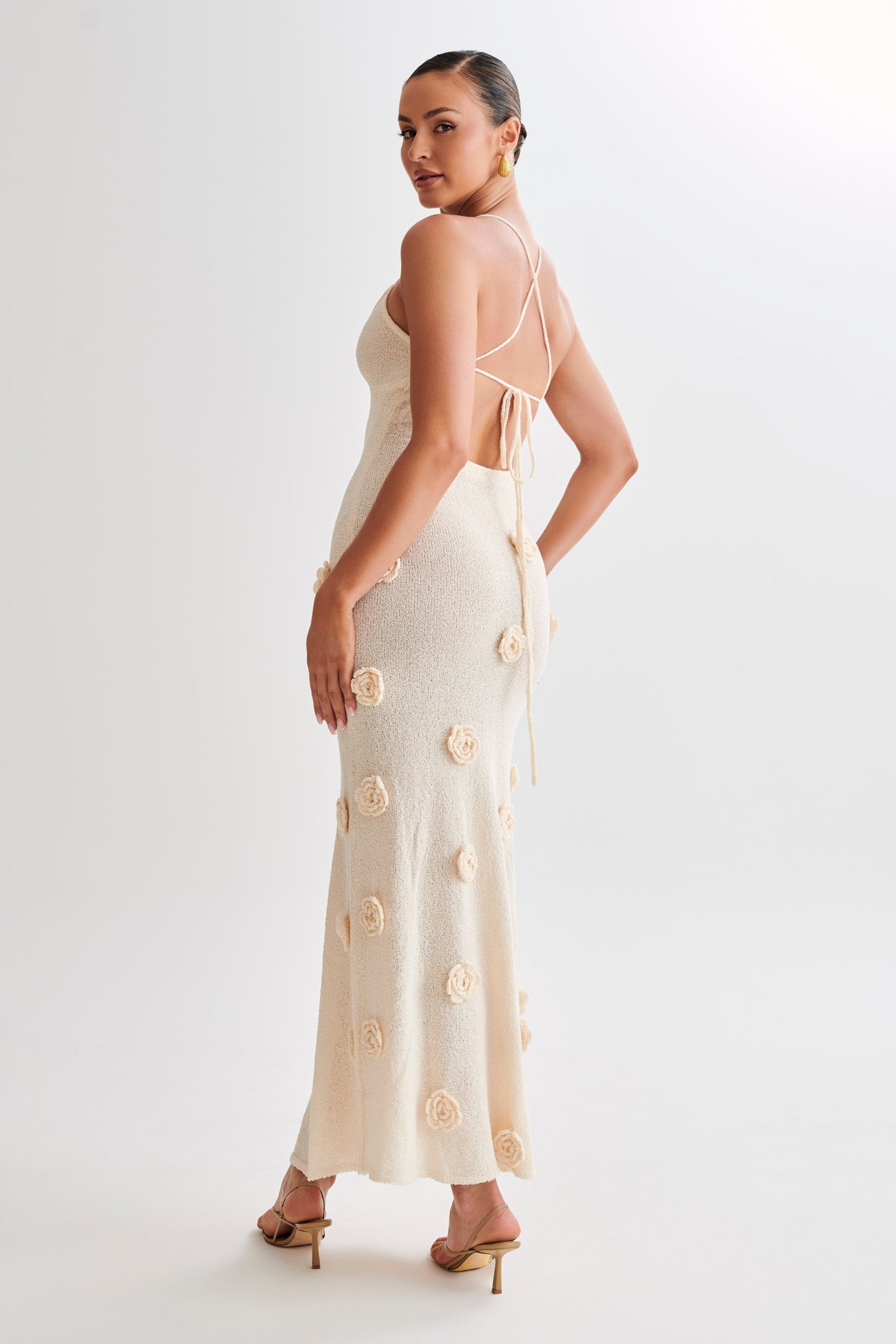 Women Textured Floral Maxi Dress | Charis