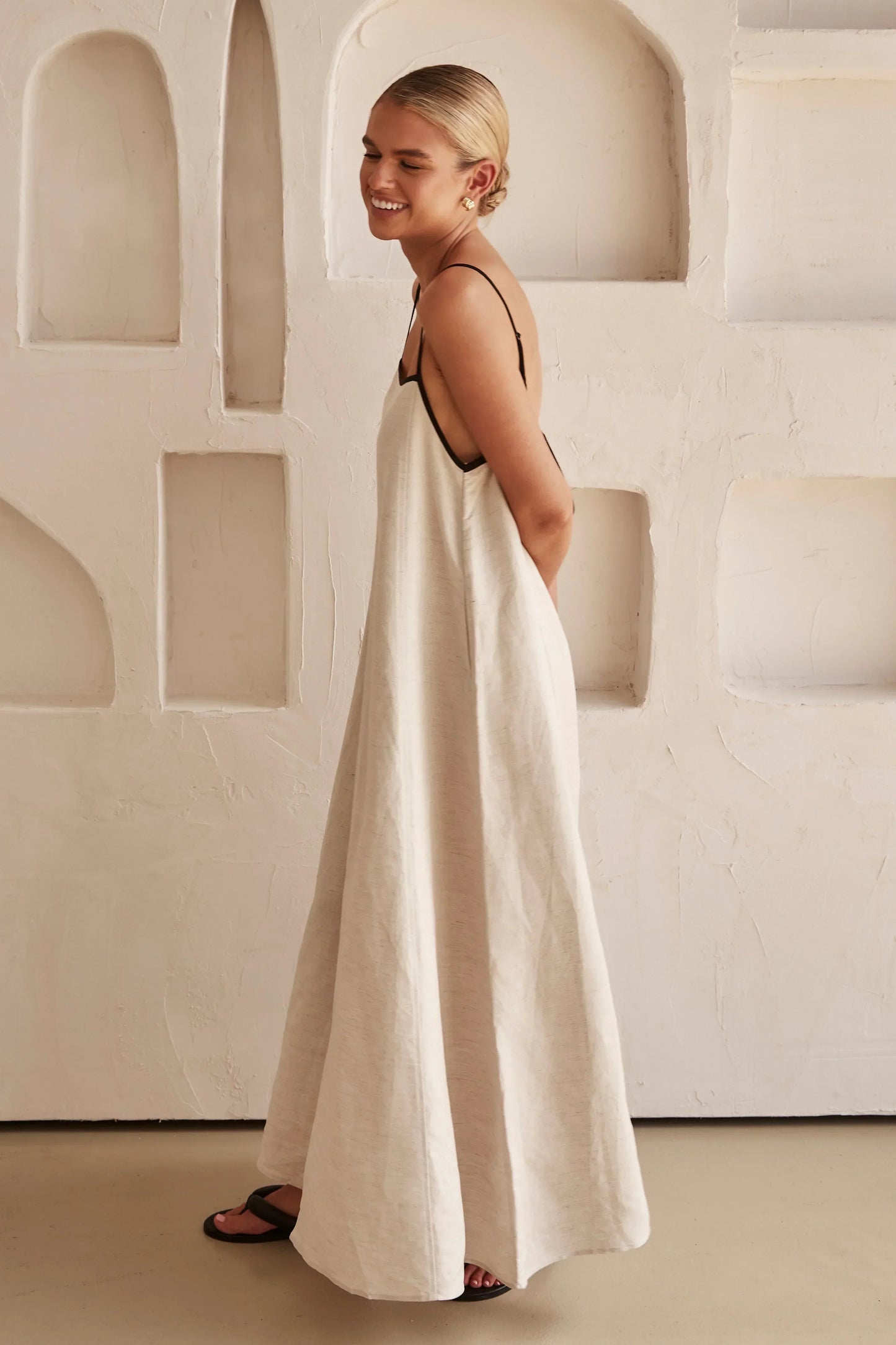 Women Minimalist Maxi Dress | Claire