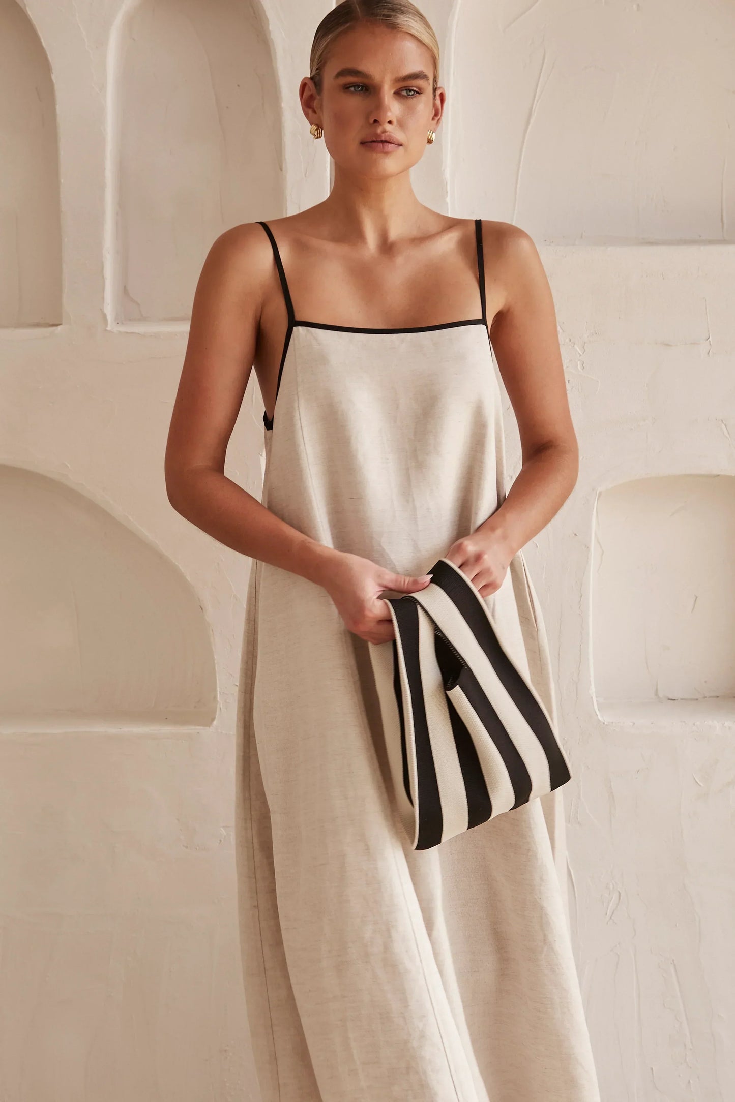 Women Minimalist Maxi Dress | Claire