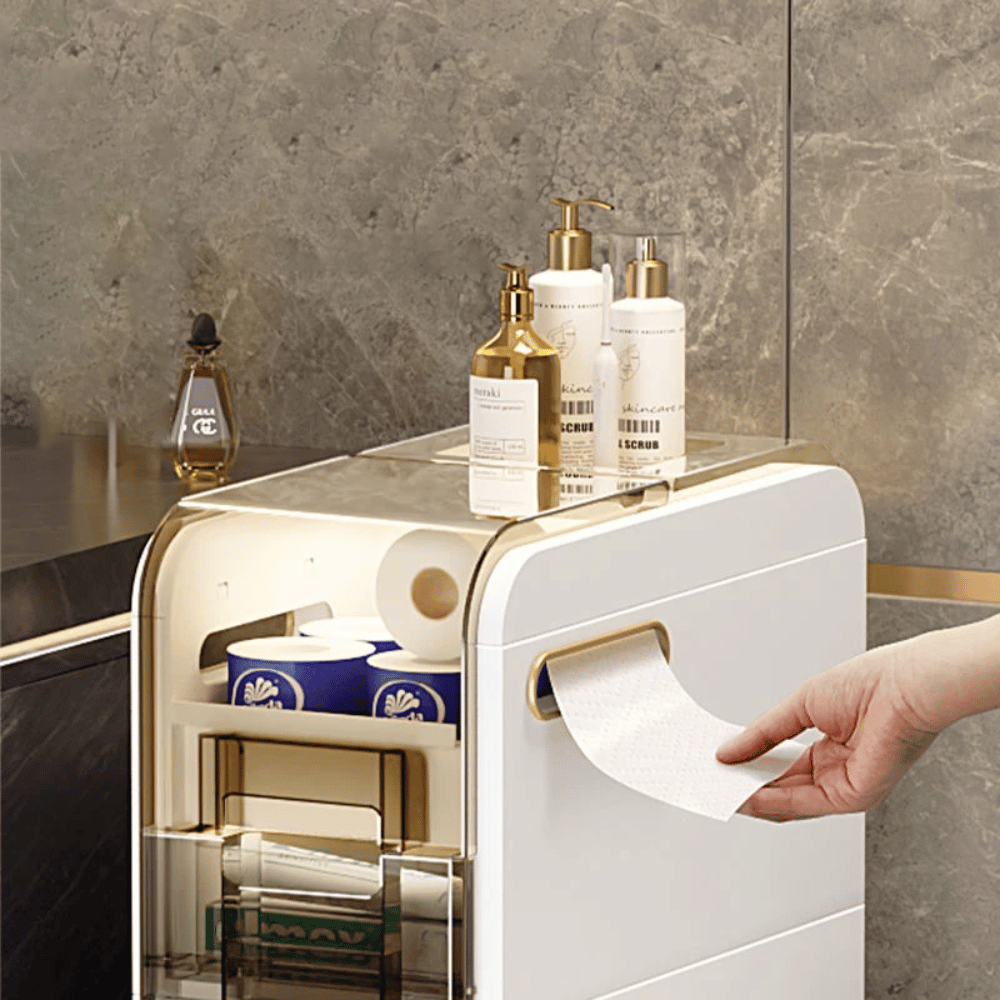 Storage Drawer Organizer White Plastic | Home Essentials 4