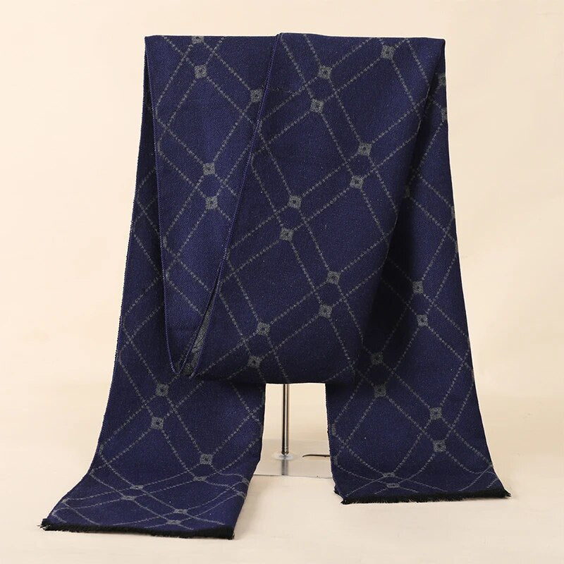 Men Abstract Patterned Winter Scarf | Jerome
