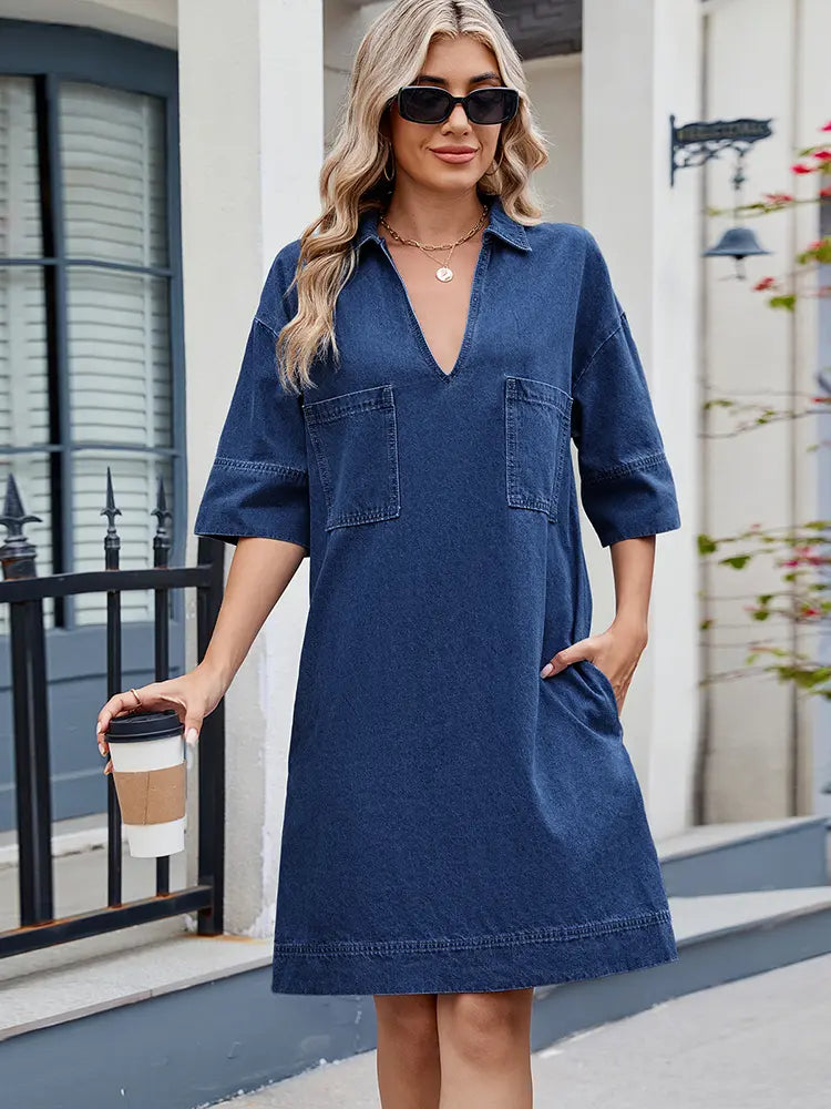 Variant image for Women Midi Dress Lightweight | Sophia-5