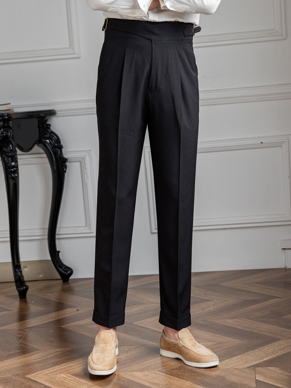 Variant image for Men's Pants Black Premium Fabric | Louie-22
