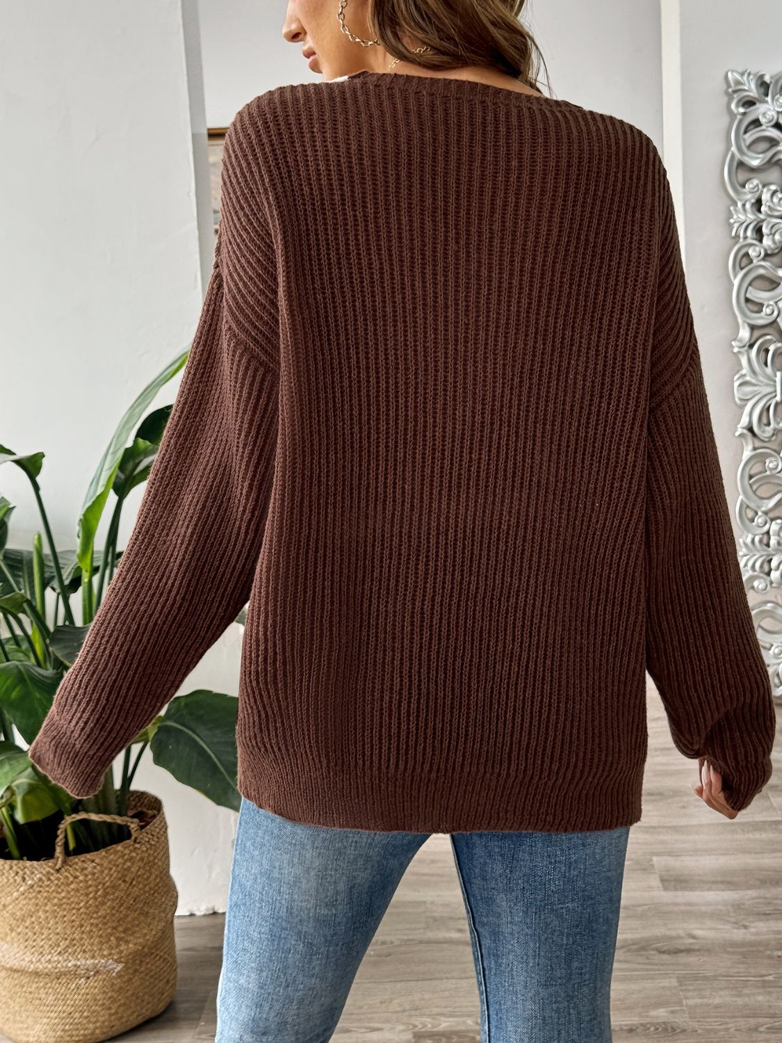 Women Off-Shoulder Knit Sweater | Raquel