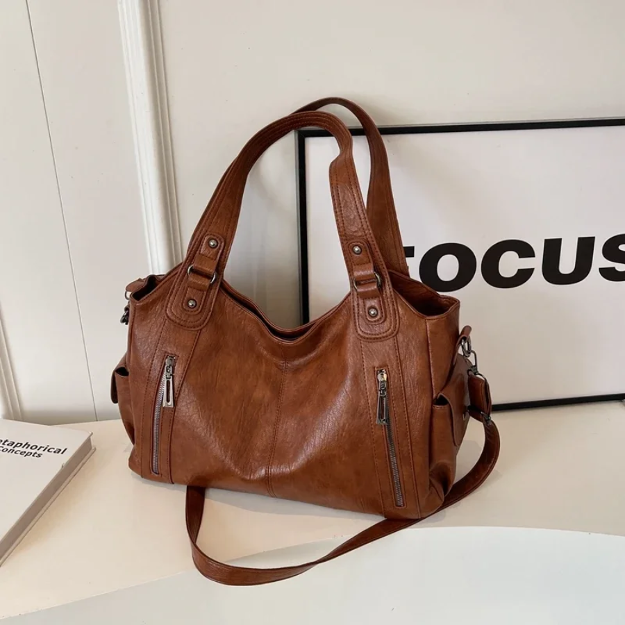 Women Classic Multi-Compartment Shoulder Bag | Alma