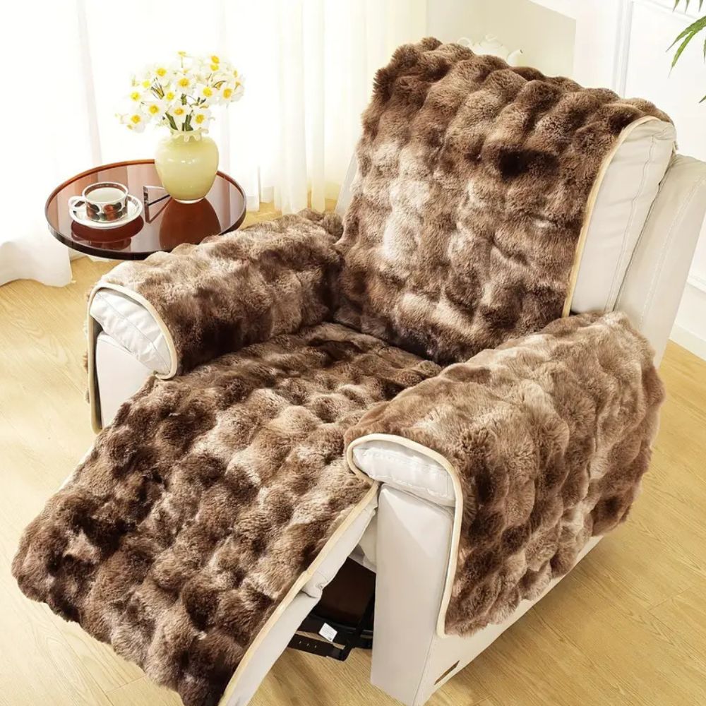Sofa Cover Velvet Plush Tie-Dyed | Cozy Comfort 6