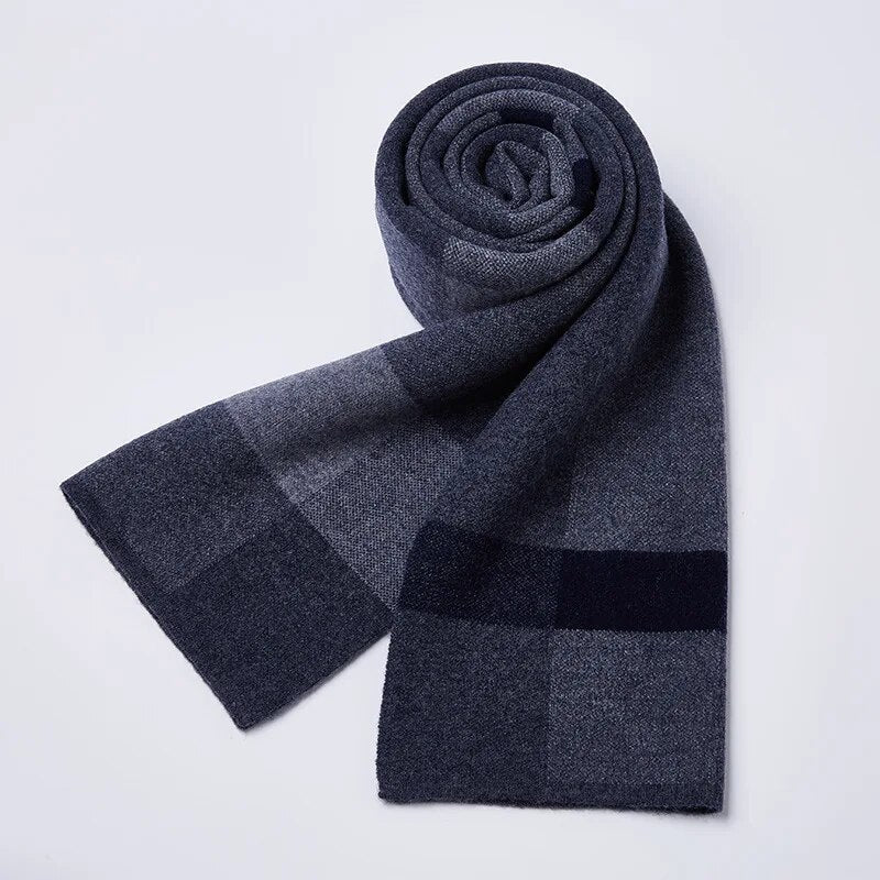 Men Modern Checkered Scarf | Joshua