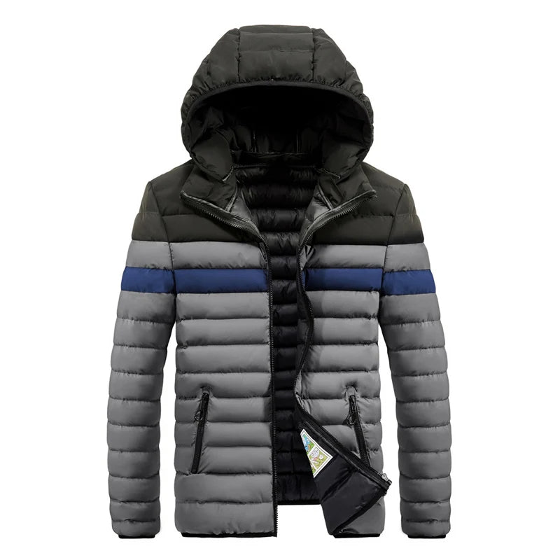 Men’s Hooded Puffer Jacket | Erin