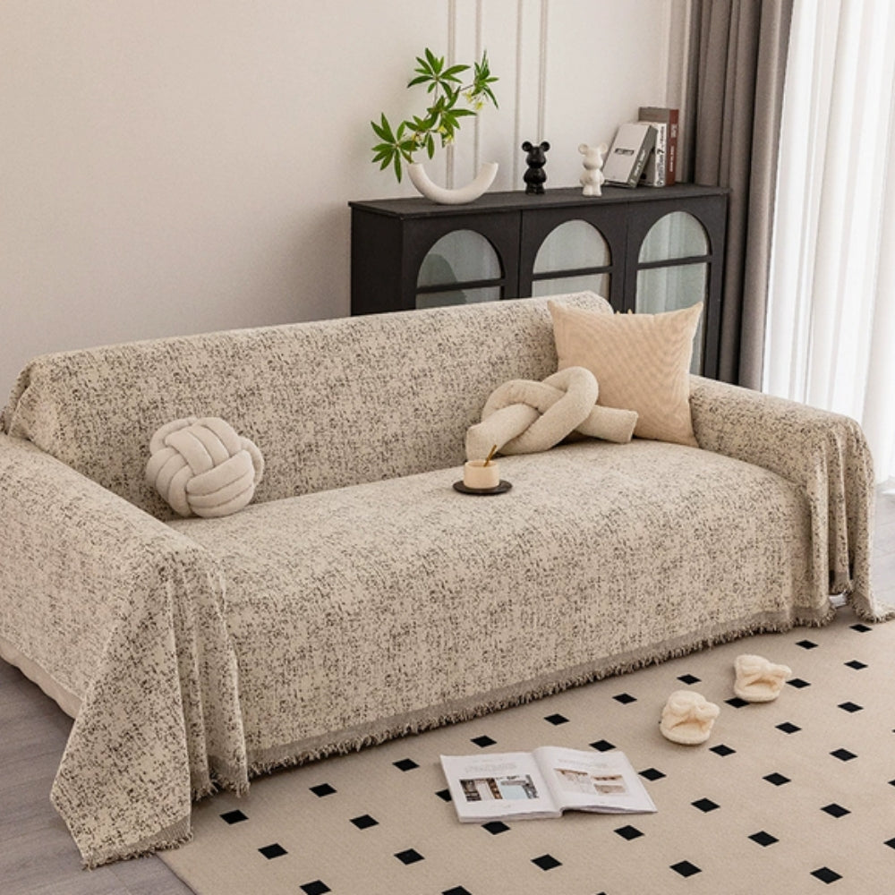 Sofa Cover Chenille Speckled Pattern | Modern Elegance 2