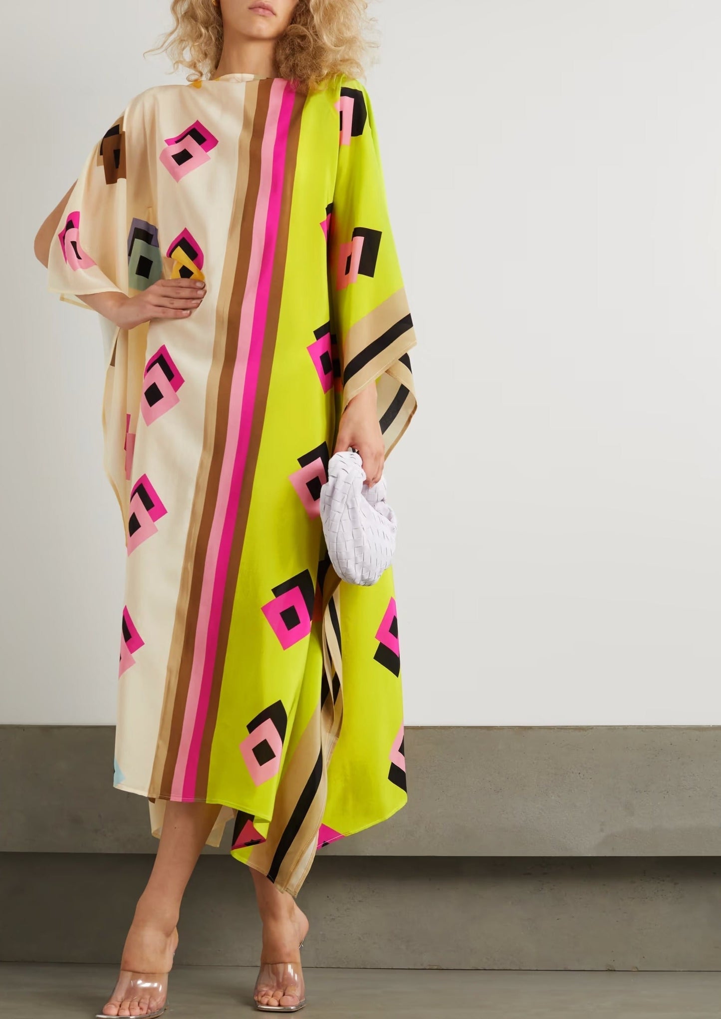 Women Midi Dress Loose Fit | Kimber-1
