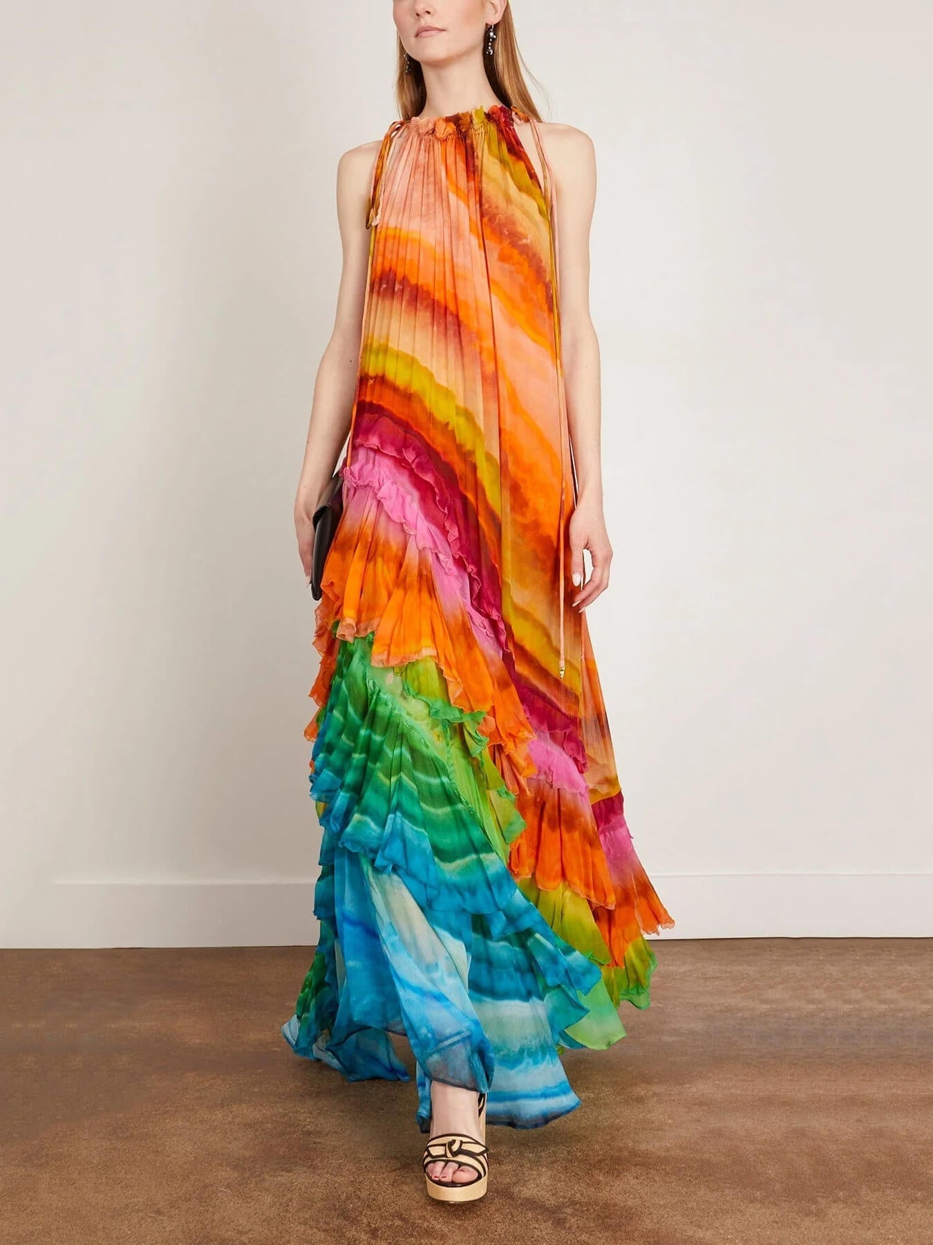 Women Maxi Dress Multi Viscose | Iris-2