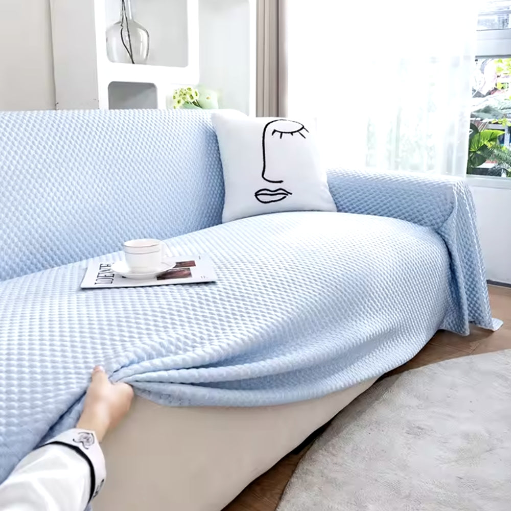 Sofa Cover Breathable Cotton Blend Non-Slip | Summer Refresh 2