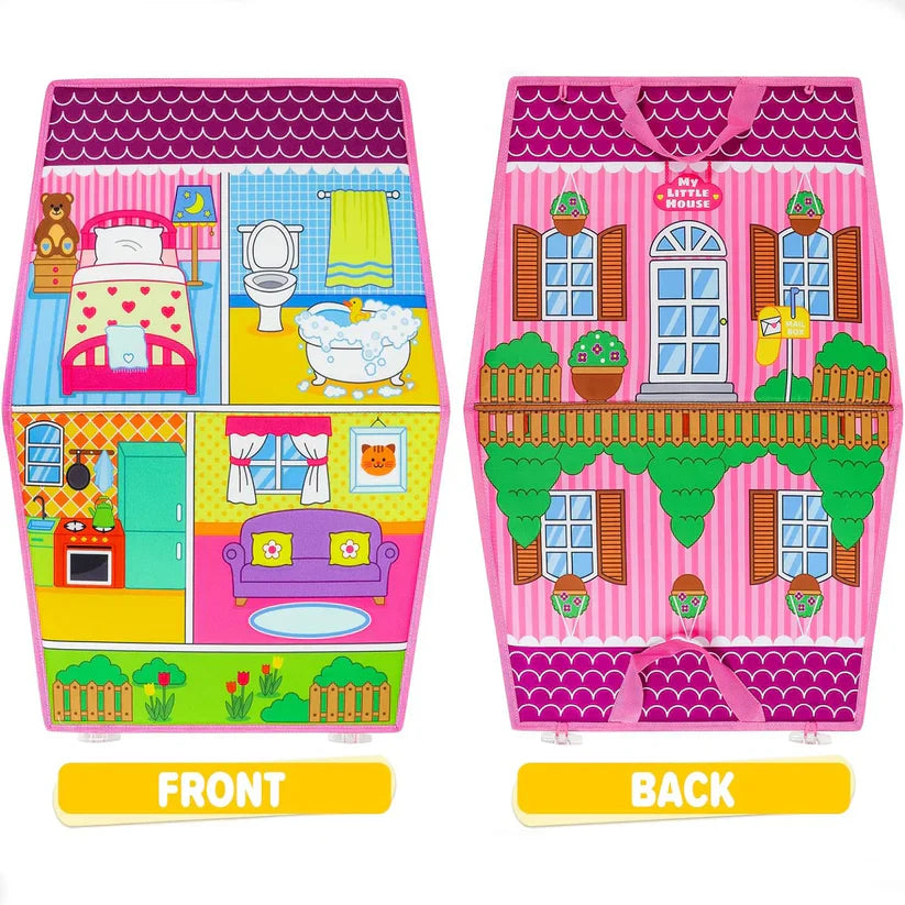 Girls Montessori Busy Board Toy Felt | Imagination Explorer-2