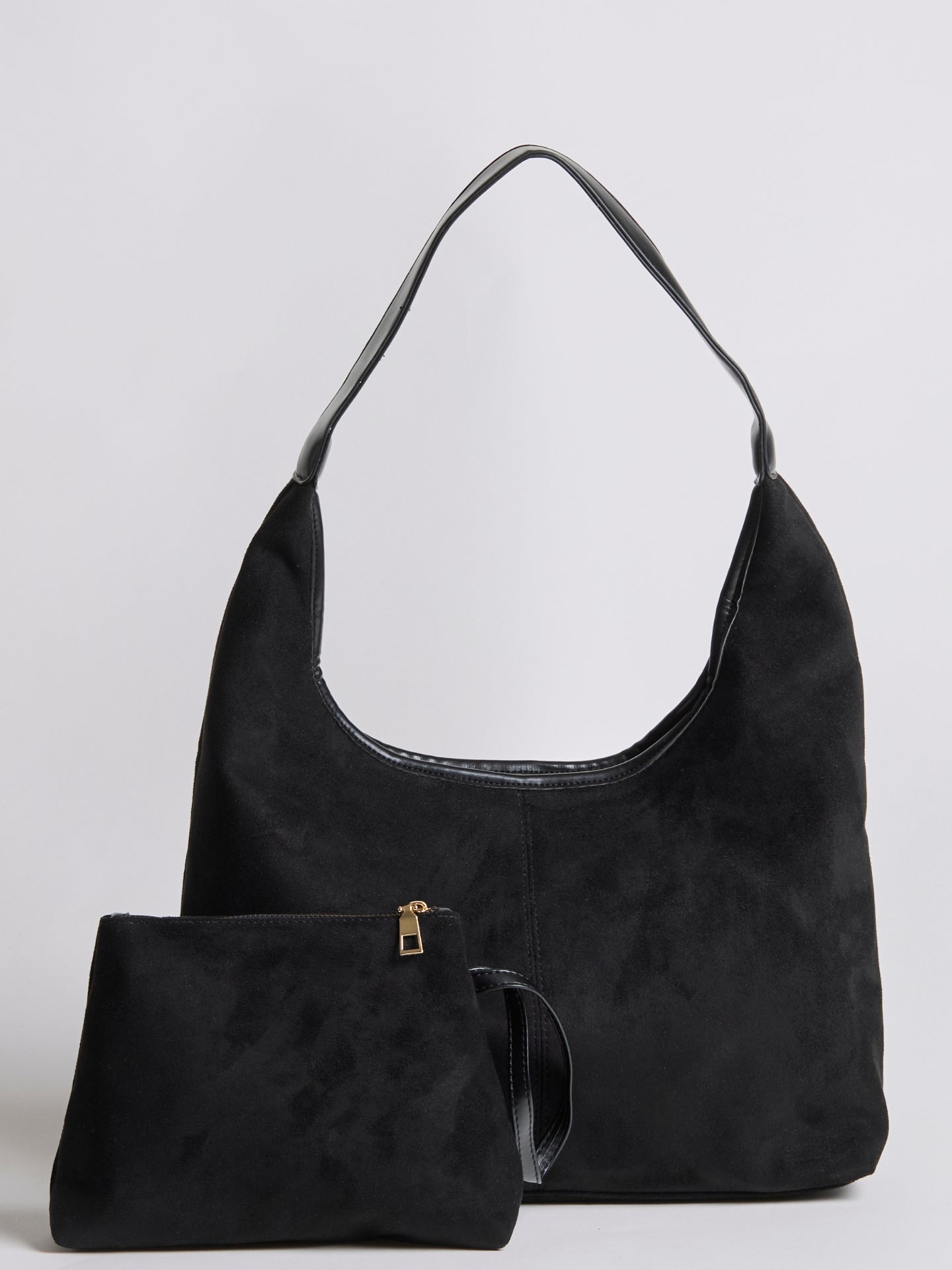 Women Suede Tote Bag with Pouch | Alberta